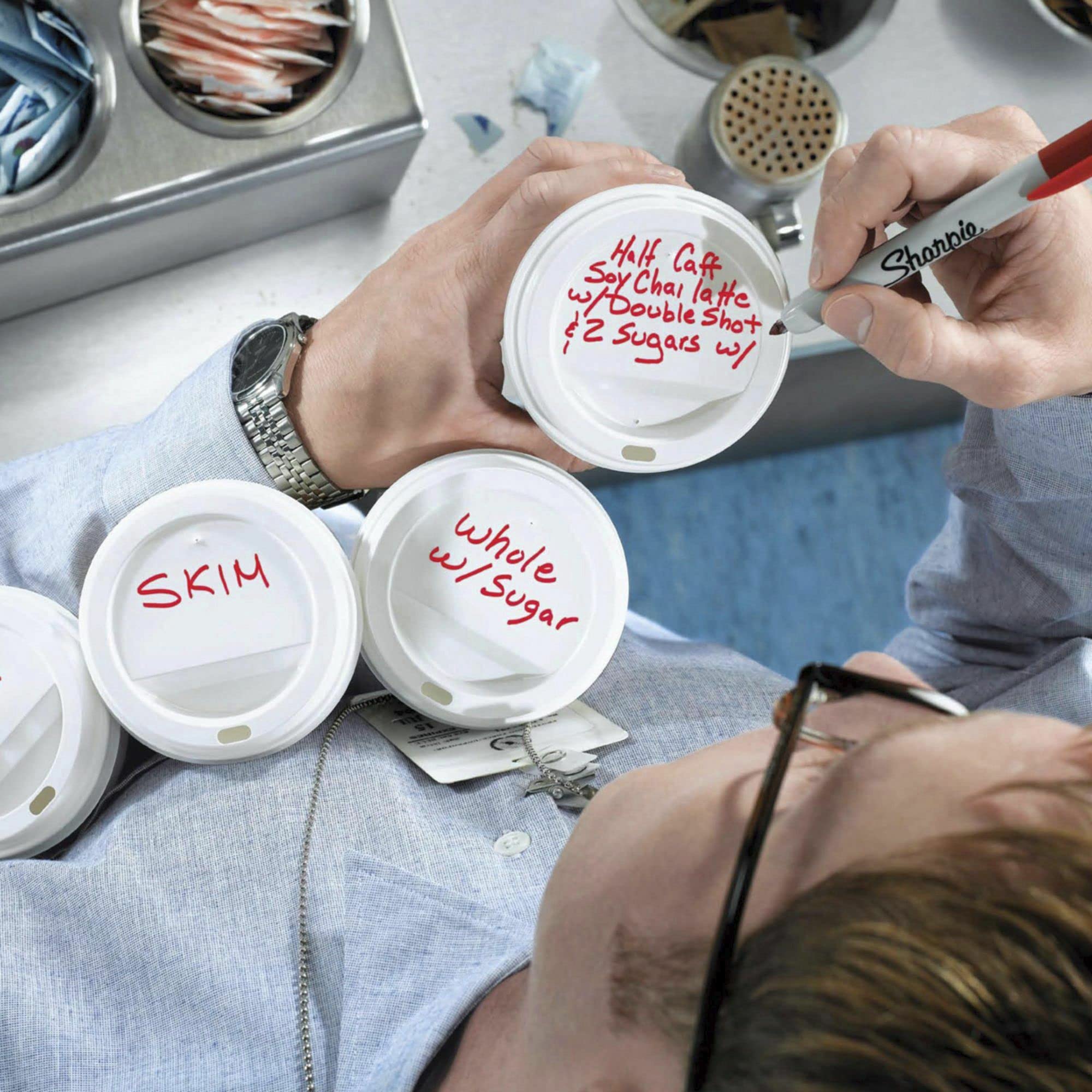 Sharpie Retractable Permanent Markers, Ultra Fine Point, Black, 12 Count