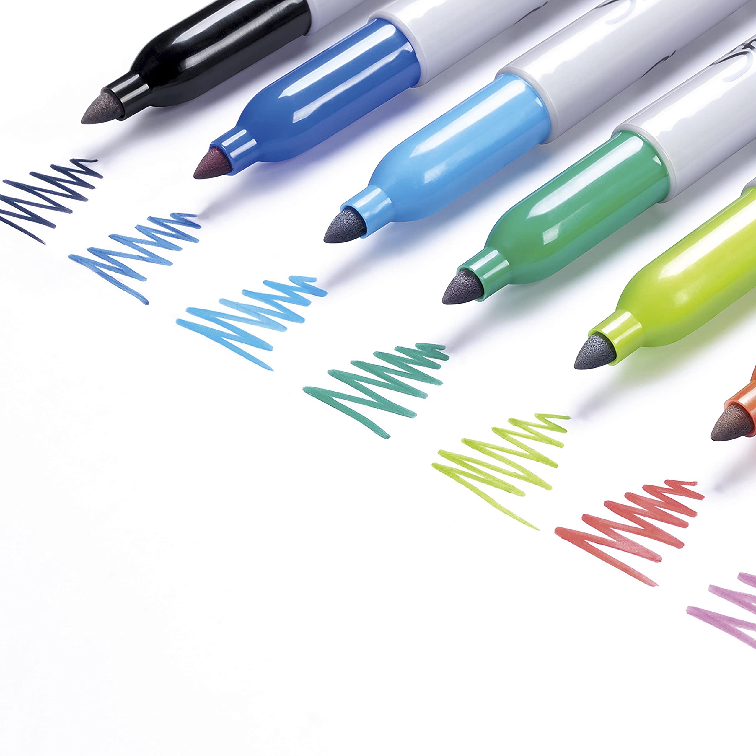 Sharpie Color Burst Permanent Markers, Fine Point, Assorted, 24 Pack (1949557)