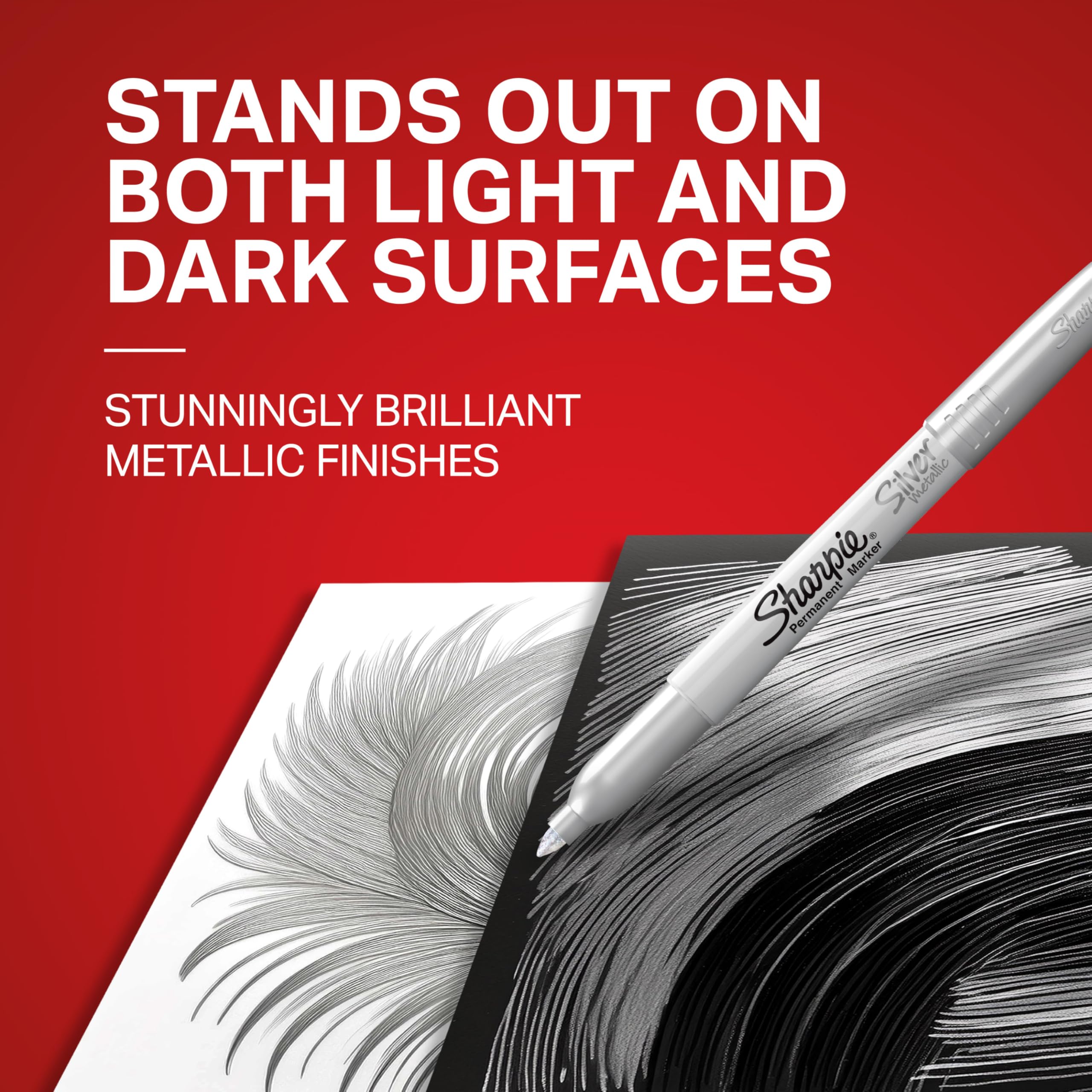 64-sharpie-metallic-permanent-markers-fine-point-gold-12-count-4.jpg Sharpie Metallic Permanent Markers, Fine Point, Gold, 12 Count