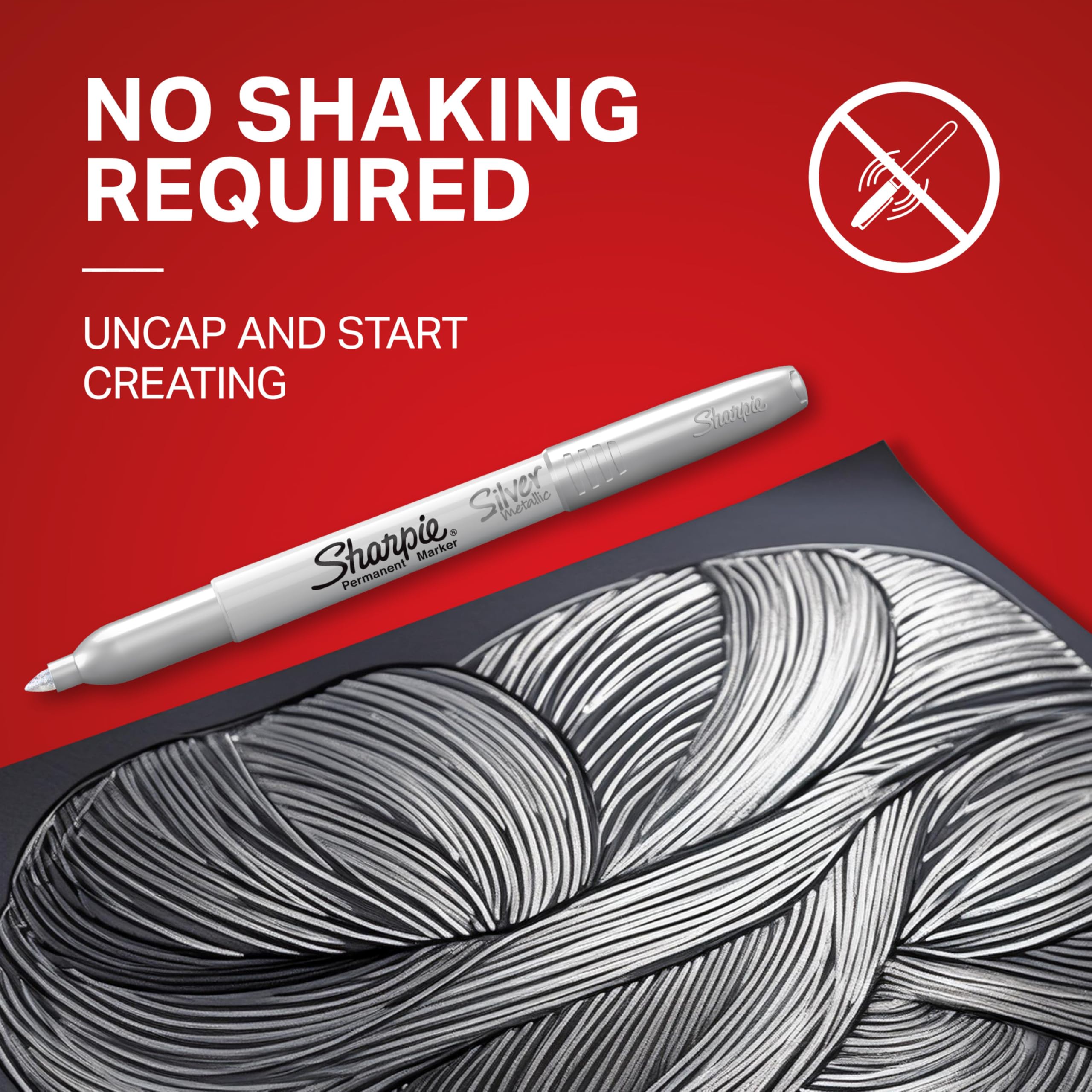 64-sharpie-metallic-permanent-markers-fine-point-gold-12-count-5.jpg Sharpie Metallic Permanent Markers, Fine Point, Gold, 12 Count